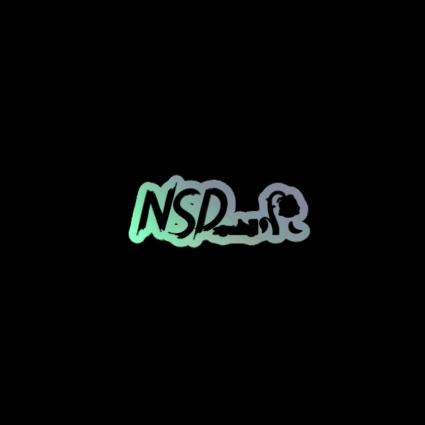 Holographic NSD Badge Sticker