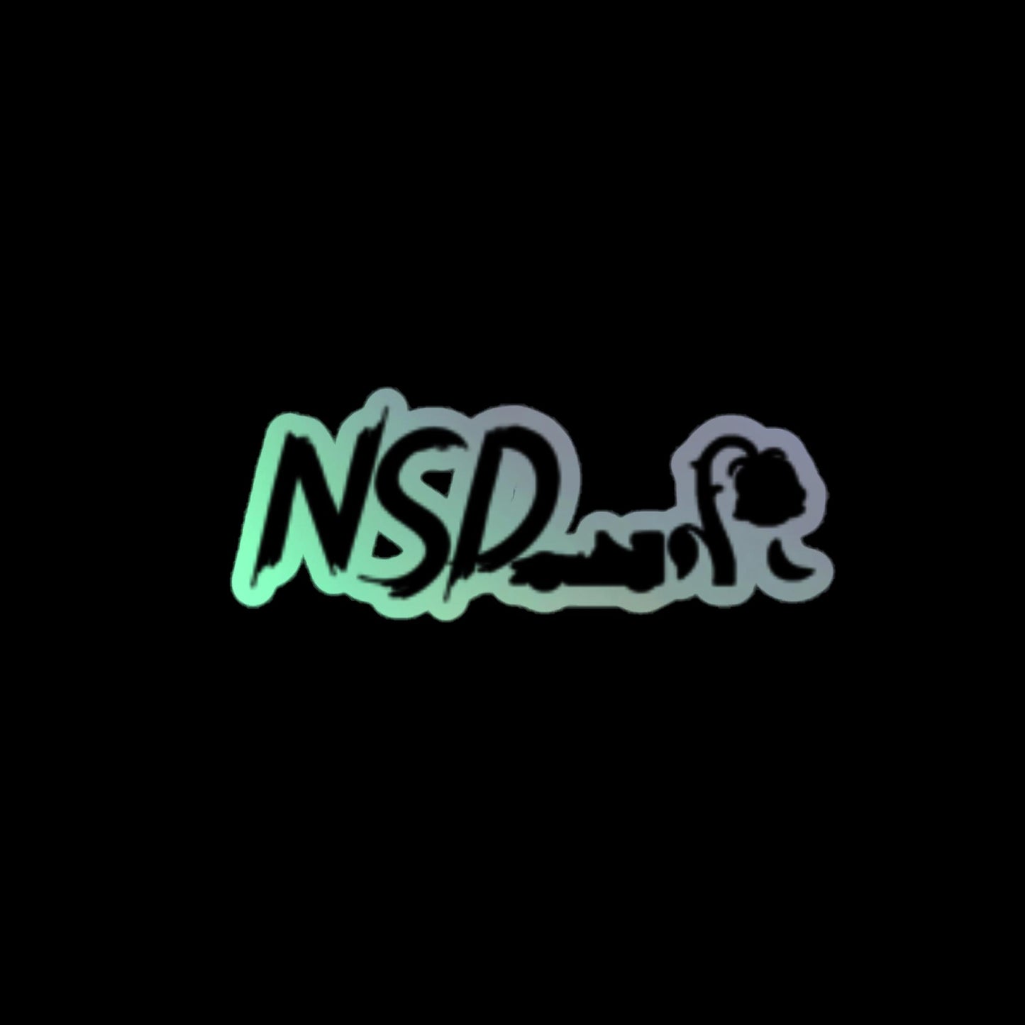 Holographic NSD Badge Sticker